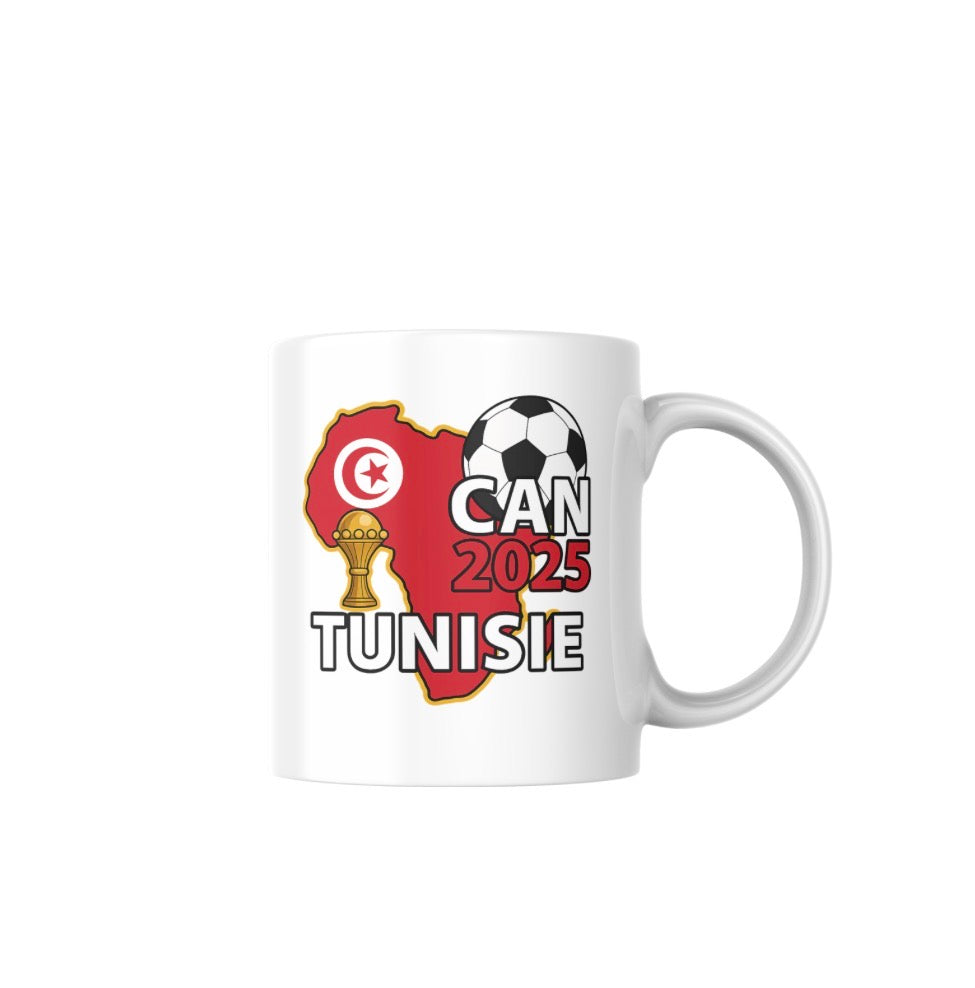 Mug CAN 2025 Tunisie