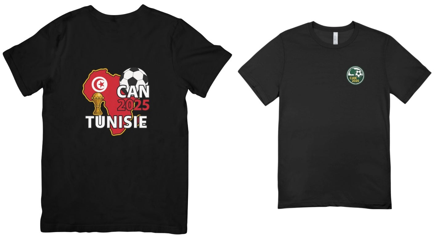T-Shirt CAN 2025 Tunisie
