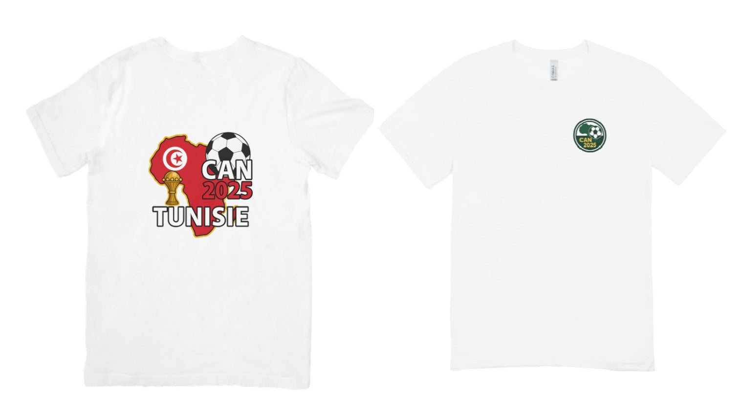 T-Shirt CAN 2025 Tunisie